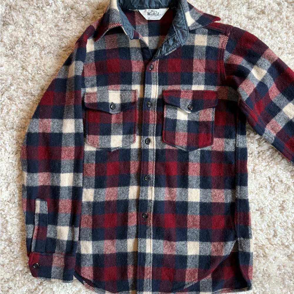 Vintage Woolrich Plaid Flannel Shirt